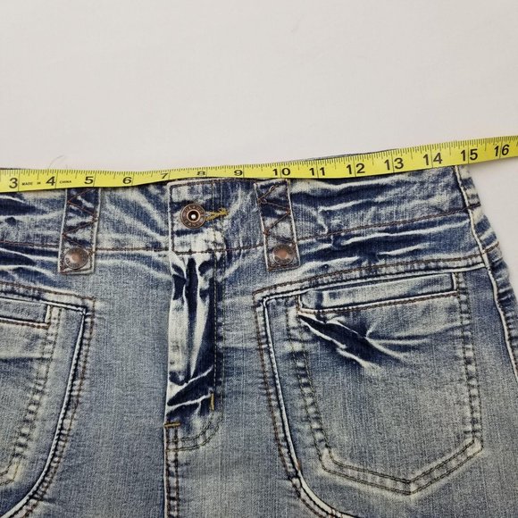 Defuse Denim Pleated Skirt Size 7/8 - Picture 8 of 9